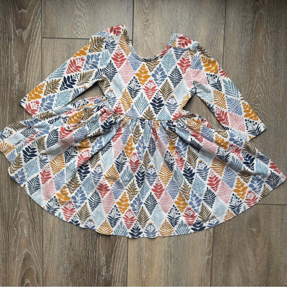 Ruffle Butts Long Sleeve Twirl Dress